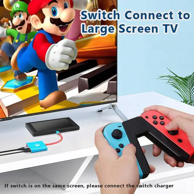 Alt view image 4 of 6 - Docking Station for Nintendo Switch, 3-Port USB C Multiport Digital AV Converter Adapter with 4K HDMI USB 3.0 100W Charging Port, Switch Travel Dock with HDMI for MacBook Pro, Dell XPS, HP, etc
