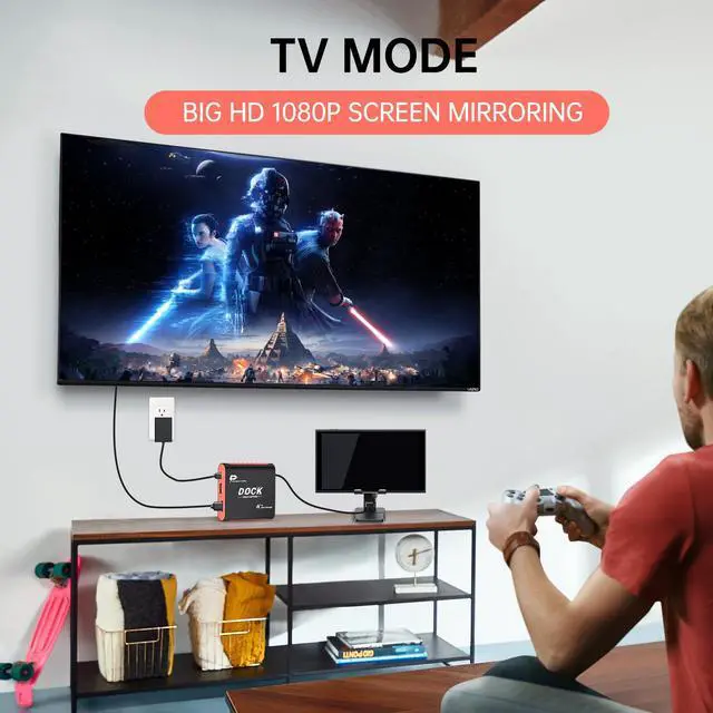 Alt view image 4 of 7 - 2-in-1 Capture Card Dock for Switch 2/Switch/Steam Deck, 1080P 60FPS