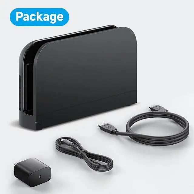 Alt view image 4 of 5 - for Switch 2 TV Dock Station Replacement Switch 2 TV Dock Kit, 4K@60Hz HD HDMI Cable and 60W Fast Charging, Compatible with Nintendo Switch 2 Only