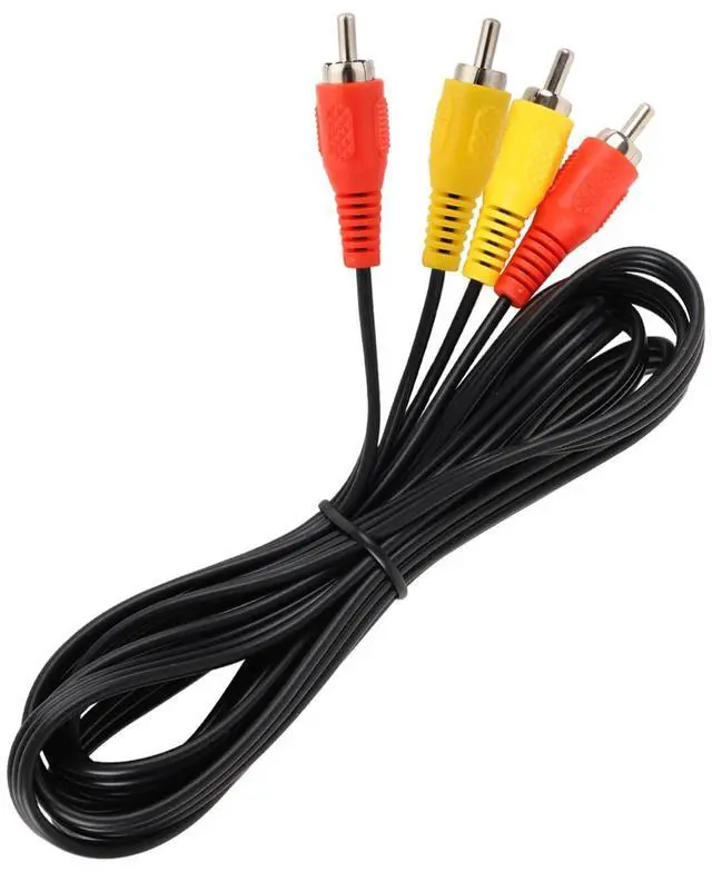 Main image of AV Cable for NES, Audio Video AV Cable RCA Connection Cord Compatible with Nintendo NES Systems, 1.8M/6FT Composite to External TV Screen Monitor