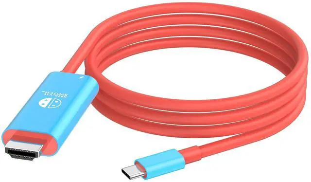 Main image of USB C to HDMI Cable for Nintendo Switch Dock Station, 6.6FT 4K HDTV Cable