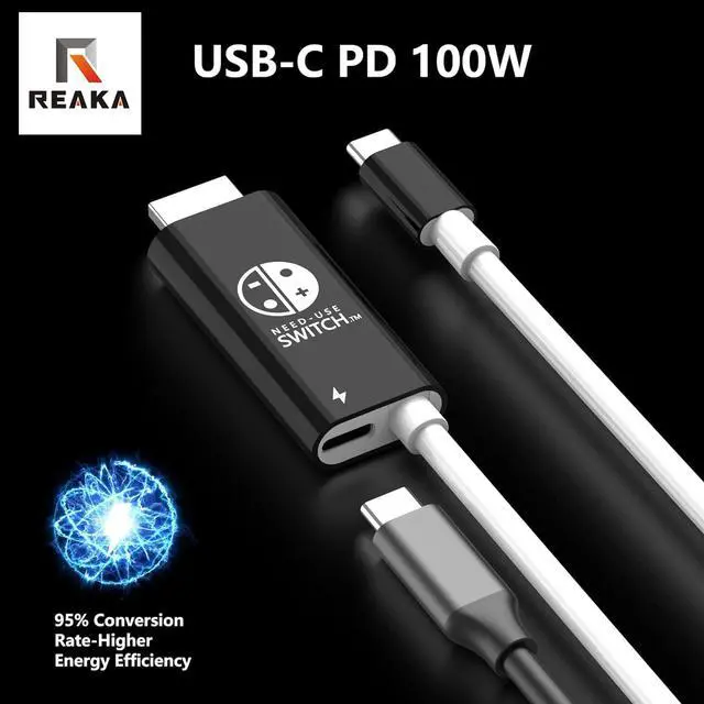 Alt view image 6 of 7 - Portable Switch Dock USB C to 4K HDMI Conversion Cable for Nintendo Switch/Switch OLED, TV HDMI Adapter Cable Compatible with Nintendo Switch, Steam Deck, Laptop,Tablet, Mobile Phone