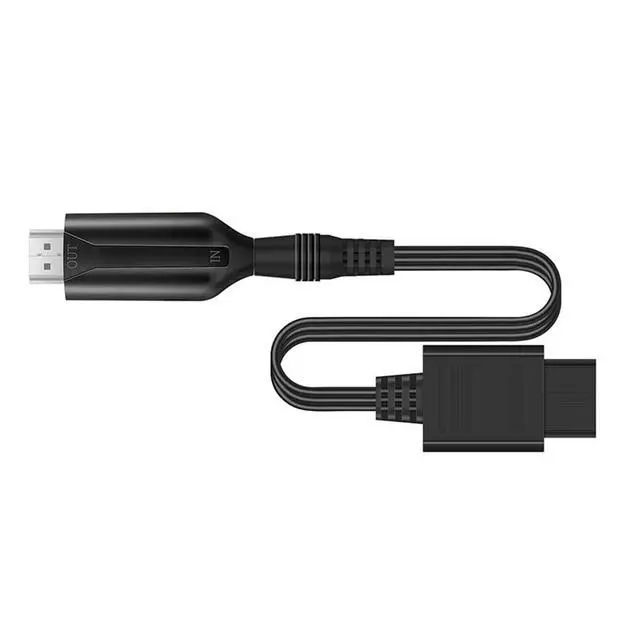 Alt view image 5 of 6 - HDMI Cable, N64 to HDMI Adapter Cables HD Converter Connector Video Conversion Line 1080P/720P 1M Cord Compatible with Nintendo 64 N64/NGC/SNES, TV/Monitor