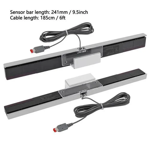 Alt view image 2 of 7 - Motion Sensor Bar for Wii, Sensor Bar for Nintendo Wii and Wii U Console