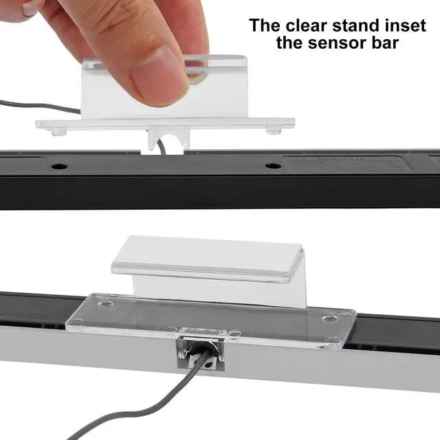 Alt view image 3 of 7 - Motion Sensor Bar for Wii, Sensor Bar for Nintendo Wii and Wii U Console