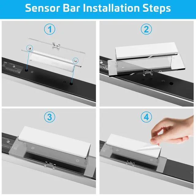 Alt view image 7 of 7 - 3 in 1 Wii Wired Motion Sensor Bar + AC Power Supply Adapter Cord + Composite Audio Video Cable Compatible with Nintendo Wii (Not for Wii U)
