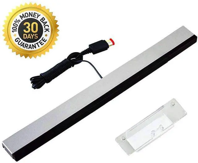 Alt view image 2 of 6 - 3 in 1 Wii AC Power Adapter + Composite Audio Video Cable Data Cables + Wired Motion Sensor Bar Data Cables Compatible with Nintendo Wii