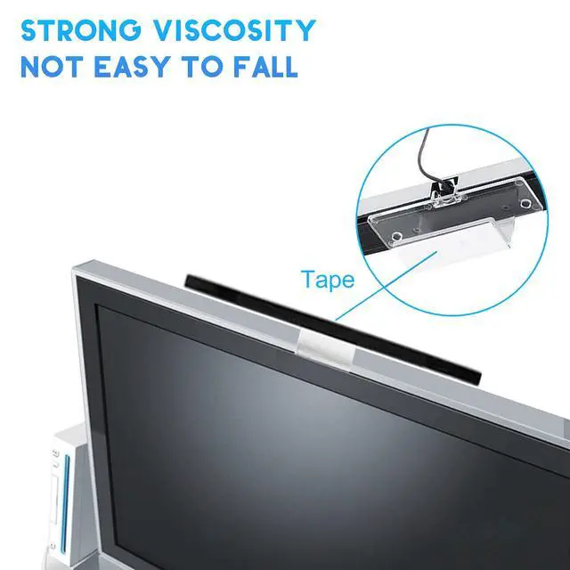 Alt view image 6 of 7 - 2 in 1 Accessories Bundle Kits for Wii, Wired Infrared Ray Sensor Bar and Wii to hdmi Converter Compatible with Nintendo Wii