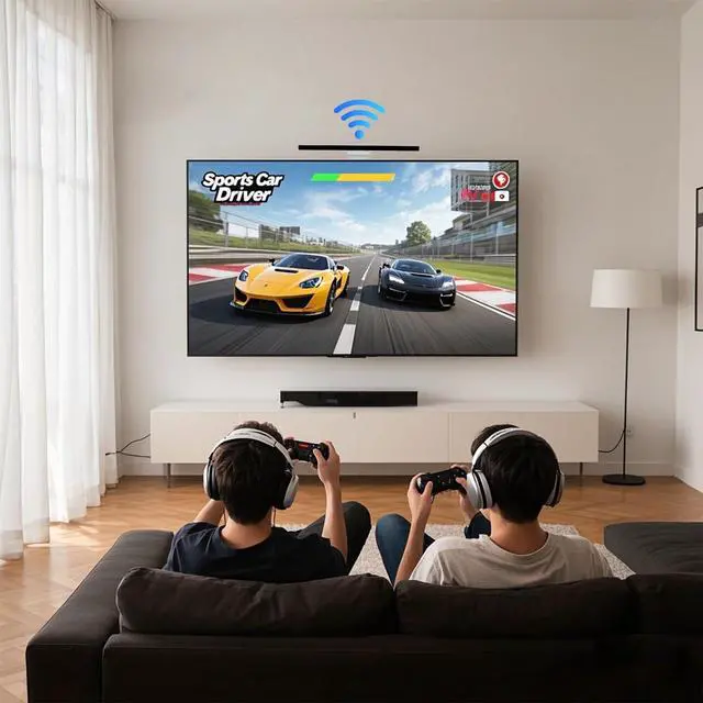 Alt view image 3 of 7 - Motion Sensor Bar for Wii - Wired USB Sensor Bar Replacement for Nintendo Wii and Wii U Console - Game Accessories for Wii, Wii U