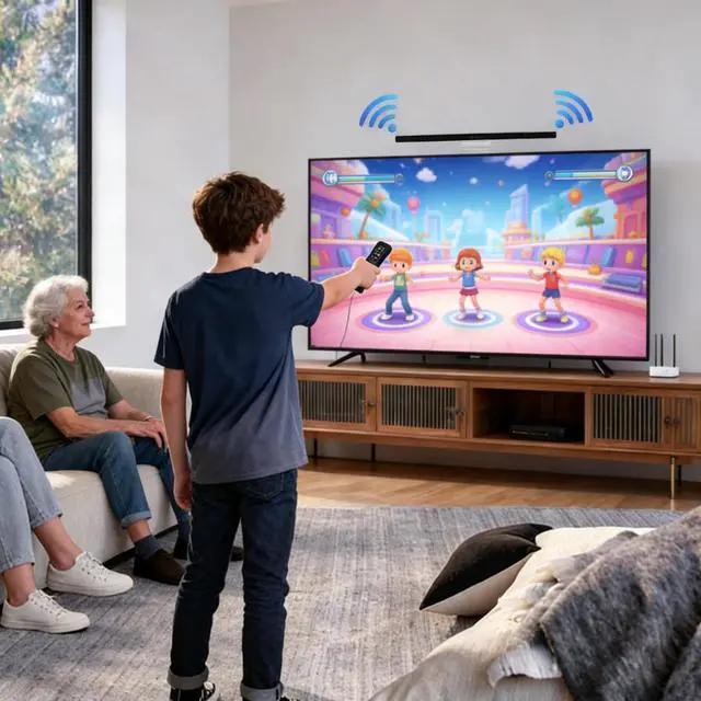 Alt view image 3 of 7 - Wii Wired Sensor Bar for Wii and Wii U Console, Motion Game Accessories