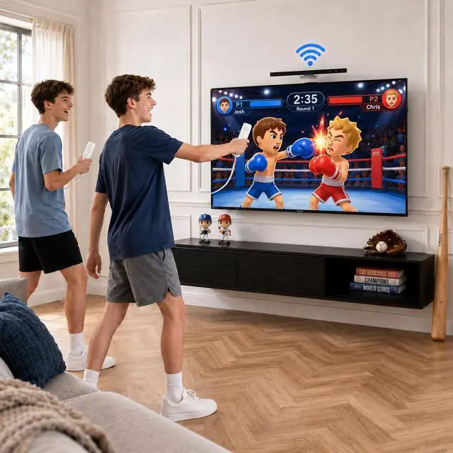 Alt view image 4 of 7 - Wii Wired Sensor Bar for Wii and Wii U Console, Motion Game Accessories
