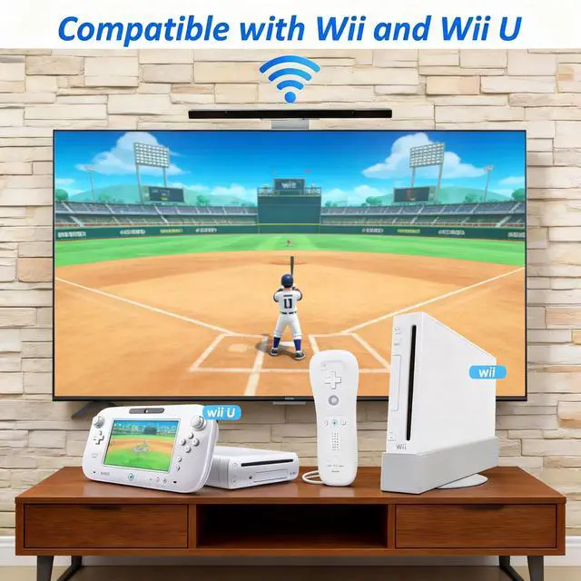 Alt view image 7 of 7 - Wii Wired Sensor Bar for Wii and Wii U Console, Motion Game Accessories