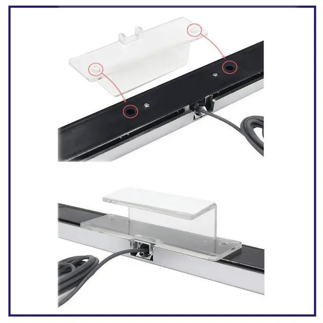 Alt view image 3 of 7 - USB Sensor Bar for Wii, Replacement Wired Infrared Ray Sensor Bar for Nintendo Wii and Wii U Console