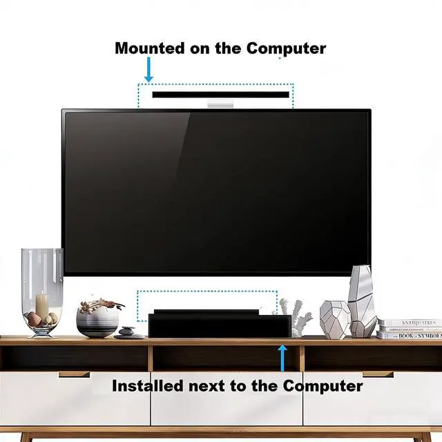 Alt view image 6 of 7 - Sensor Bar for Wii & Wii U, Replacement Infrared Signal Receiver