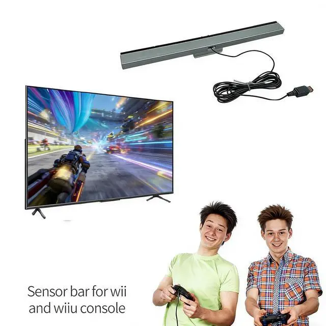 Alt view image 7 of 7 - Sensor Bar for Wii & Wii U, Replacement Infrared Signal Receiver