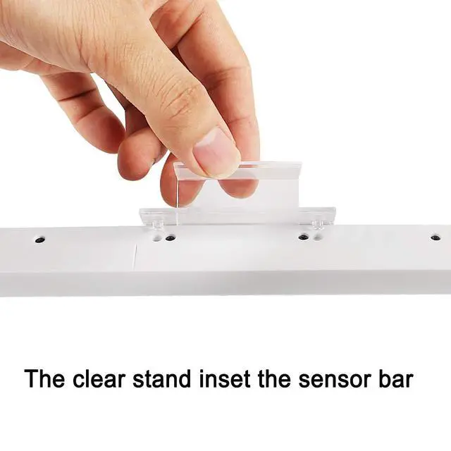 Alt view image 3 of 7 - Sensor Bar for Wii, Wireless Sensor Bar for Nintendo Wii and Wii U Console