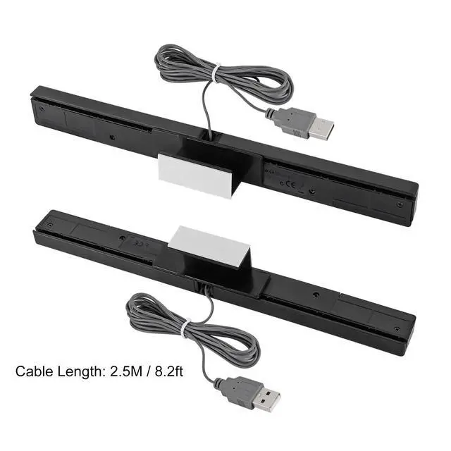 Alt view image 2 of 7 - USB Sensor Bar for Wii, Wii U, Replacement IR Motion Sensor Bar