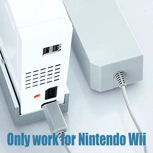Alt view image 5 of 7 - 4 in 1 Wii Replacement Cables Set - AC Power Adapter, Wii to HDMI Converter, Wired Motion Sensor Bar and Composite AV Cable