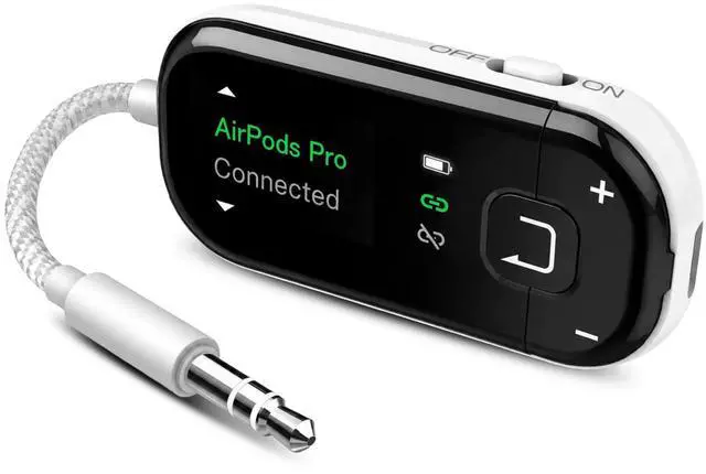 Main image of Voyager Airplane Bluetooth Adapter with OLED Display