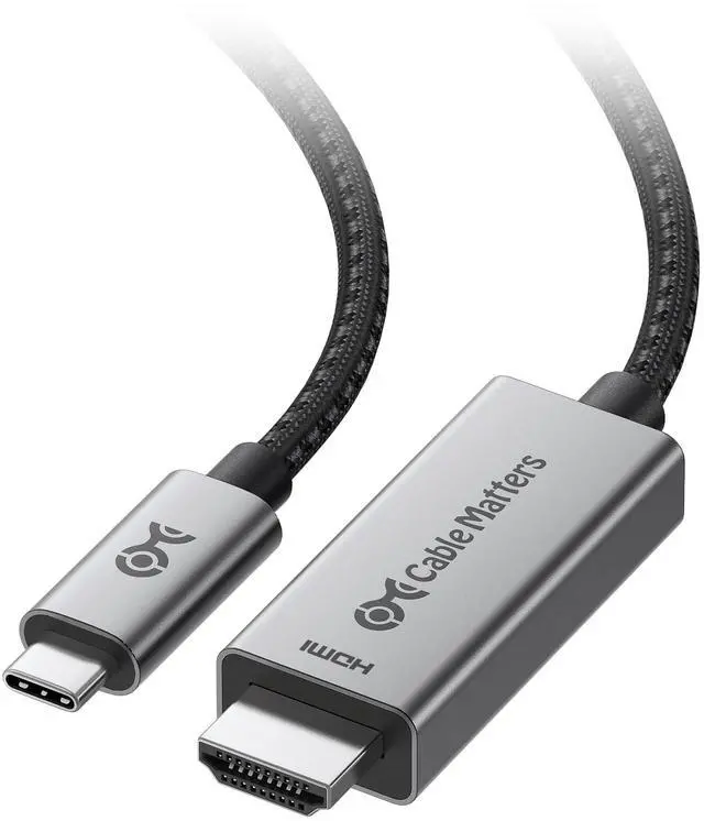 Main image of 48Gbps Unidirectional USB C to HDMI 2.1 Cable, 6ft