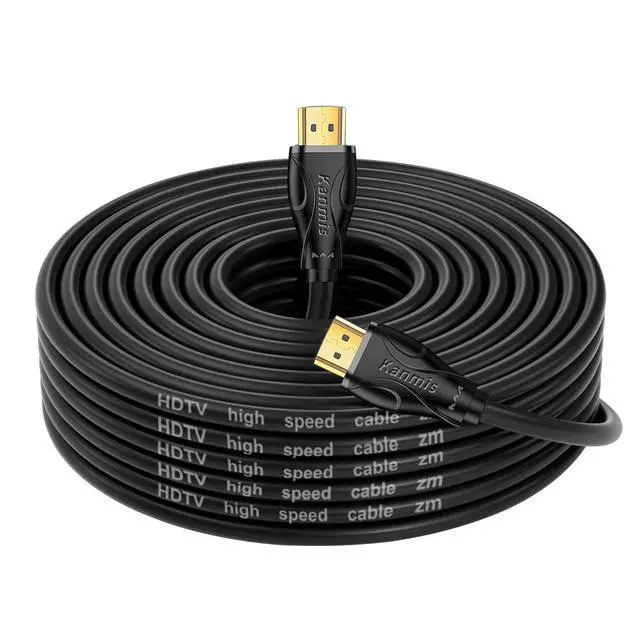 Main image of 25FT HDMI Cables 4K60Hz, High Speed 4K HDMI Cord with Gold Plated Connectors, Compatible with PlayStation Arc PS3 PS4 PC HDTV