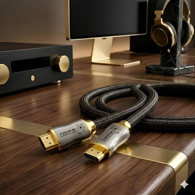 Alt view image 4 of 7 - Certified HDMI 2.1 Cable 48Gbps 6 Feet - 10K 8K@60Hz 4K@120Hz 144Hz | eARC HDR10 Dolby Vision HDCP 2.3 | Braided Cord for PS5, Xbox Series X, Apple TV 4K, Roku, OLED TV
