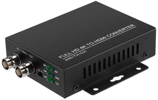 Main image of TVI/CVI/AHD to HDMI Converter Adapter, BNC to HDMI Video Converter | Supports 8MP Camera Input, 1080P HDMI Output, CVBS Compatible, HDMI & BNC Loop Out, For Monitors, HDTVs and DVRs