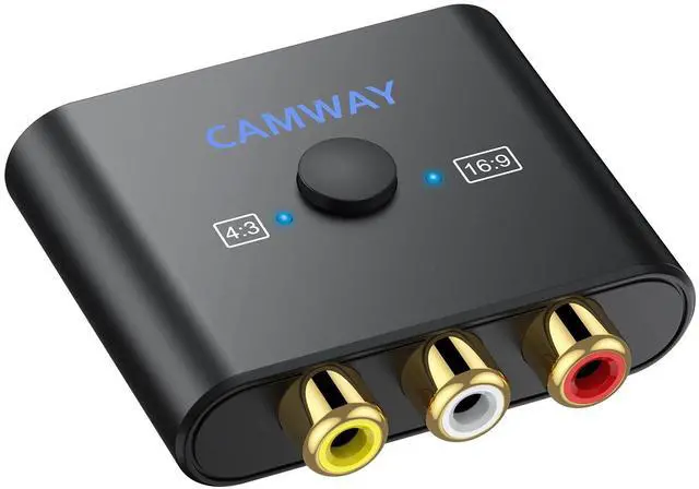 Main image of RCA to HDMI Converter - 1080P AV to HDMI Video Converter 16:9/4:3 Conversion Mini Composite CVBS Audio Video Adapter Supports PAL,NTSC for Wii,PS1,PS2,N64,X-Box,VHS, VCR, Blue-Ray DVD Players