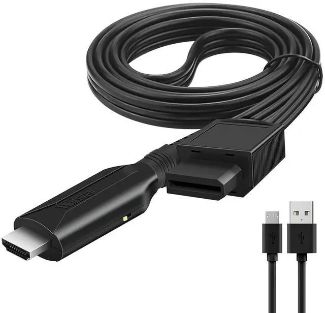 Main image of Wii to HDMI 1M(3.2FT) Cable Converter,1080P/ 720P Wii HDMI Adapter Output Video Audio Wii HDMI Converter Supports All Wii Display Modes, NTSC .Compatible with Wii, Wii U, HDTV