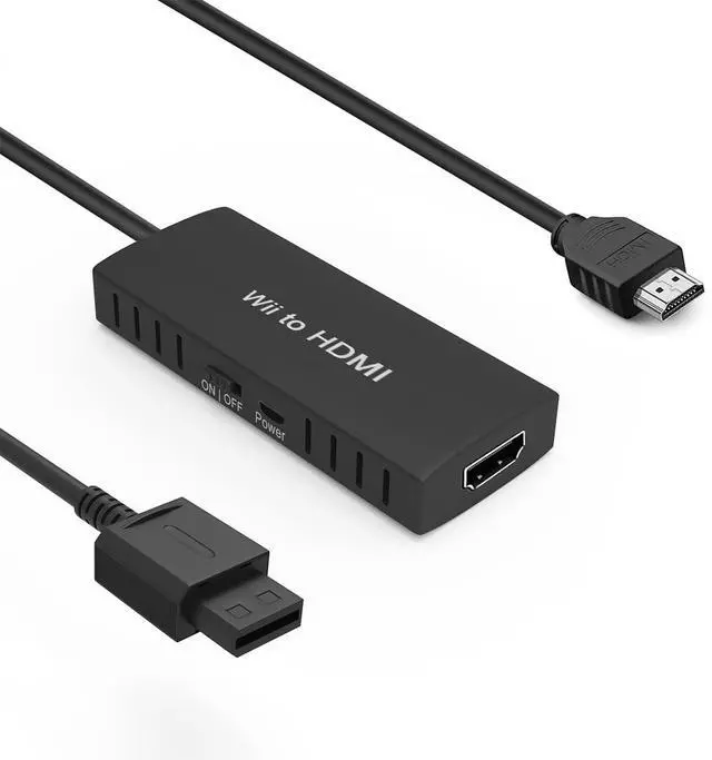 Main image of Wii to HDMI Adapter - Convert 1080P/720P Ypbpr Signals to Digital HDMI for Nintendo Wii and U