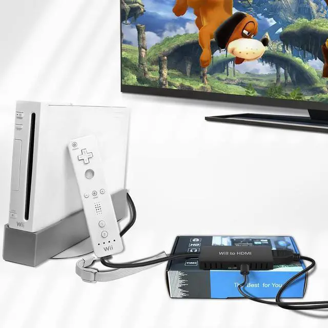 Alt view image 4 of 7 - Wii to HDMI Adapter - Convert 1080P/720P Ypbpr Signals to Digital HDMI for Nintendo Wii and U