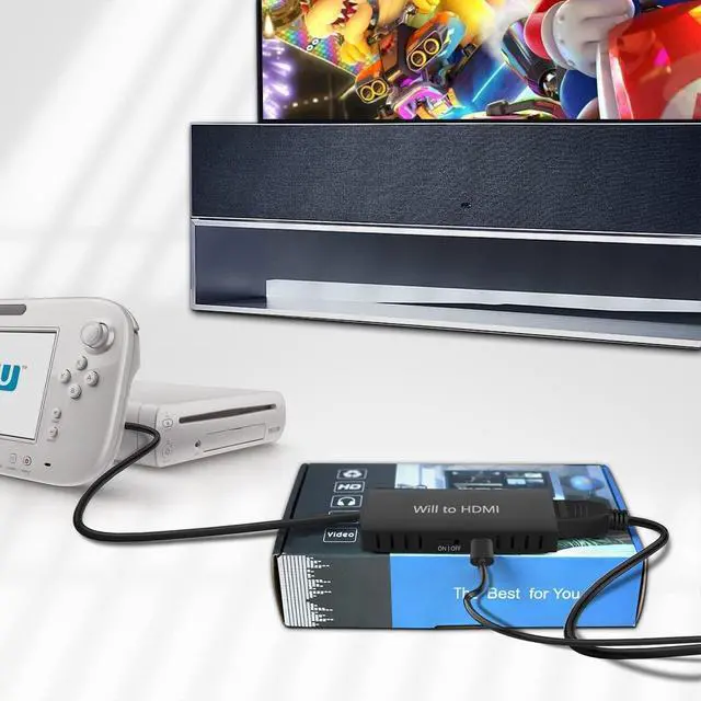 Alt view image 5 of 7 - Wii to HDMI Adapter - Convert 1080P/720P Ypbpr Signals to Digital HDMI for Nintendo Wii and U