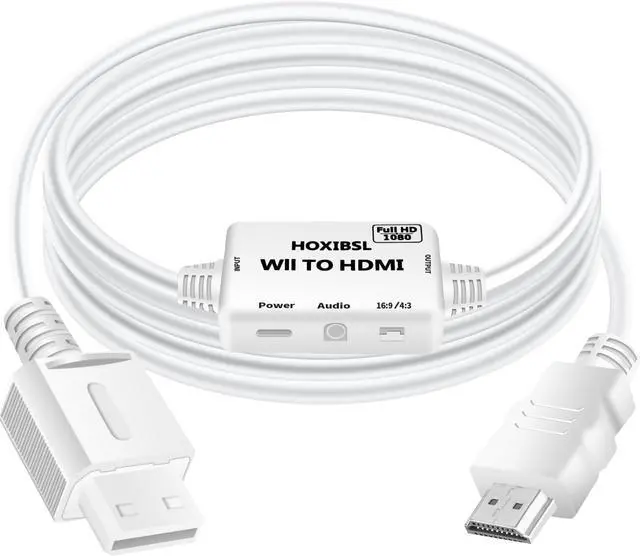 Main image of Wii to HDMI Converter Adapter 1080P Video Output,with 3.5mm Audio Jack