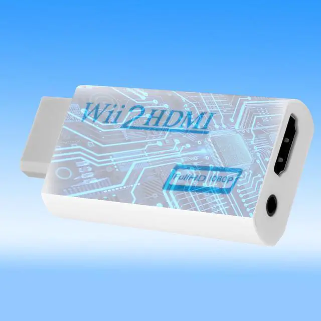 Alt view image 5 of 6 - wii to hdmi Adapter 1080P with Audio JackCompatible with Wii, Wii U, HDTV,5ft HDMI Cable, Connect Converter to wii Console, Wii All Display Modes 720P, NTS
