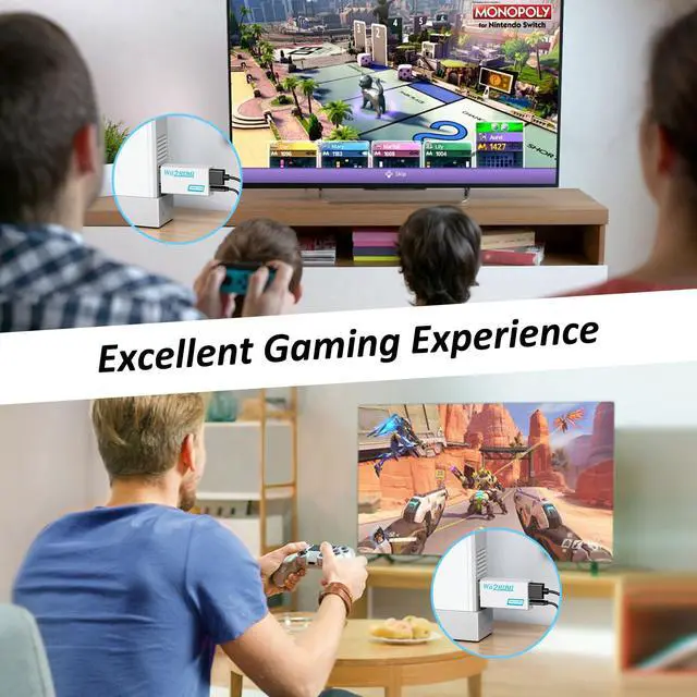 Alt view image 4 of 7 - Wii to HDMI Adapter with 5FT HDMI Cable Wii to HDMI Converter,White