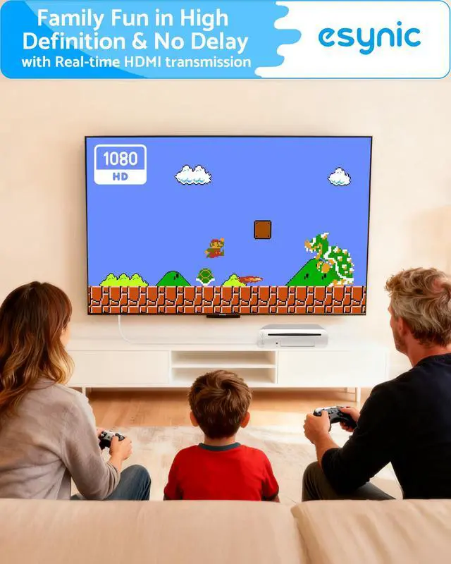 Alt view image 6 of 7 - 1080P WII HDMI Adapter Plug & Play-2M/6.6 FT Compact Cable Design