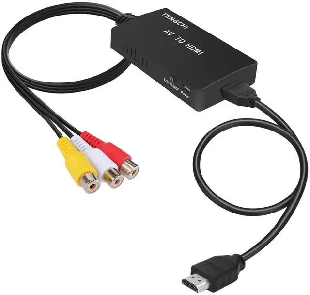 Main image of RCA to HDMI Converter, AV to HDMI Adapter
