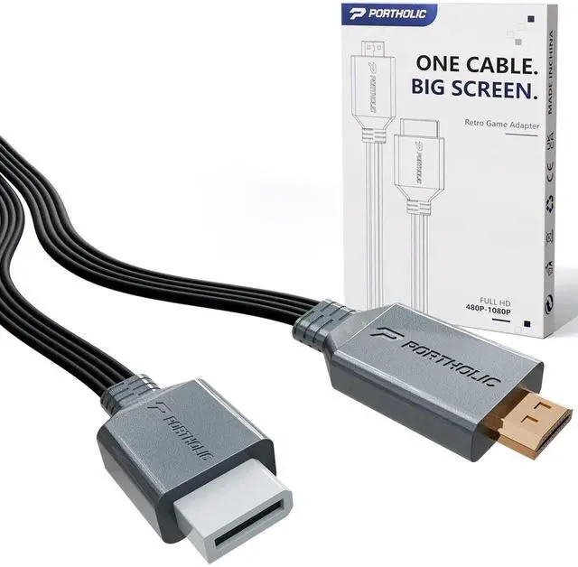 Main image of Wii to HDMI Adapter Converter 1080P 5ft/150cm,Wii HDMI Cable for Full HD Device,Plug & Play Wii 2 HDMI Cord, Compatible with Nintendo Wii/Wii U, HDTV, Monitor-Supports All Wii Display Mode