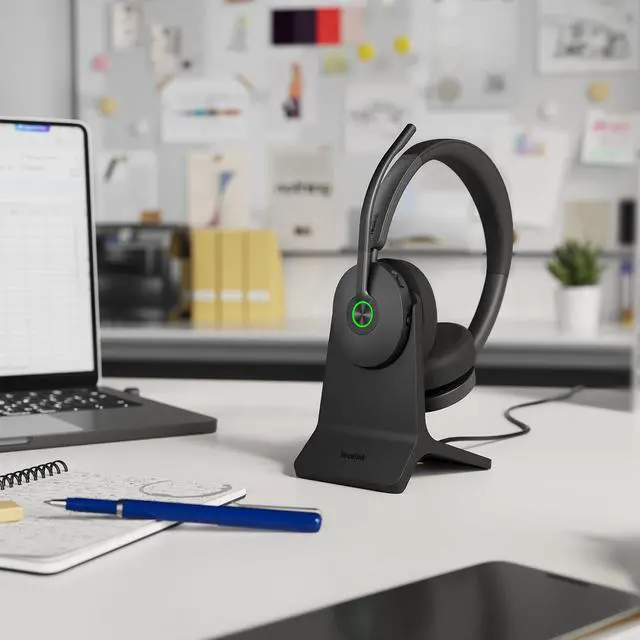 Alt view image 5 of 7 - BHC74 Charging Stand for BH74 Bluetooth Headset & WH68 Hybrid Headphone, 90min Fast Charging, NO Power Adapter Needed, NO Headset Control Function, 1.2m USB-A Cable (ONLY Charging Stand)