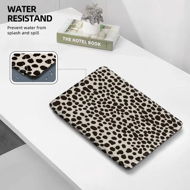 Alt view image 7 of 7 - Case for All-New 6" Kindle(11th Generation,2024/2022 Release, Model No.RS23CV/C2V2L3), Slim and Lightweight PU Leather Cover with Hand Strap, Auto Wake/Sleep, Khaki Leopard Print