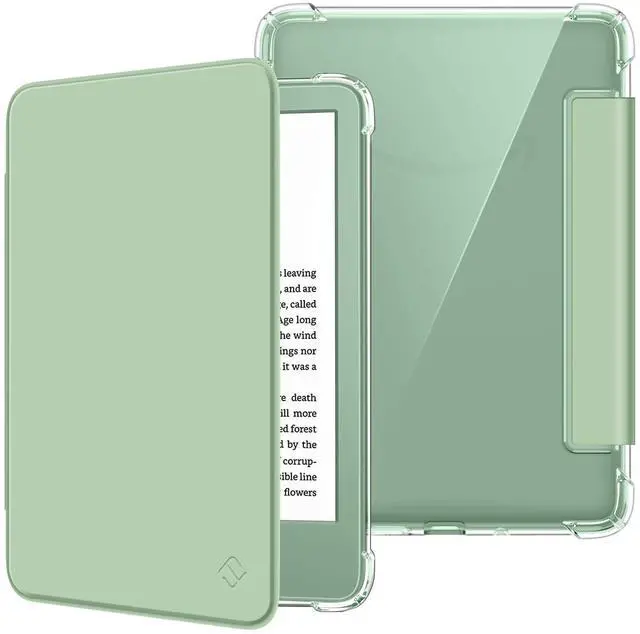 Main image of Slim TPU Case for 6" Kindle 11th Generation 2024/2022, Agave Green | Ultra Clear Transparent Soft TPU Back Cover Lightweight Shell, Auto Wake/Sleep,for All-New Kindle 2024/2022 11th Gen e-Reader
