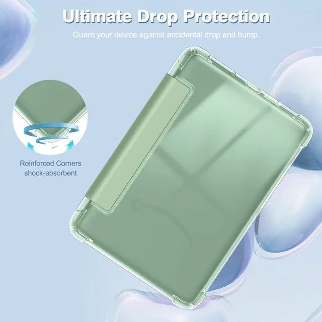 Alt view image 7 of 7 - Slim TPU Case for 6" Kindle 11th Generation 2024/2022, Agave Green | Ultra Clear Transparent Soft TPU Back Cover Lightweight Shell, Auto Wake/Sleep,for All-New Kindle 2024/2022 11th Gen e-Reader