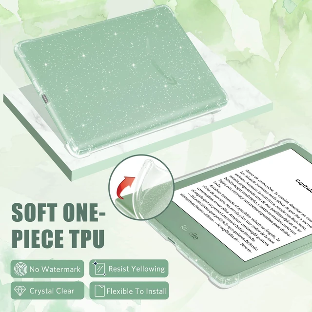 Alt view image 3 of 6 - Clear Case Exclusively for 6" Kindle 2024 & 2022(11th Generation) | Ultra Slim Soft TPU Transparent Cover, Lightweight and Durable Protection