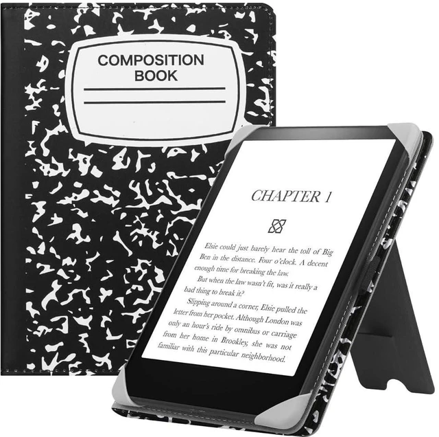 Main image of Universal Case for 6-6.8-7 inch eReaders, Paperwhite Case with Hand Strap Compatible with All 6" 6.8" 7" Paperwhite 11th/12th/colorsoft