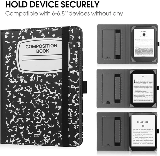 Alt view image 5 of 6 - Universal Case for 6-6.8-7 inch eReaders, Paperwhite Case with Hand Strap Compatible with All 6" 6.8" 7" Paperwhite 11th/12th/colorsoft