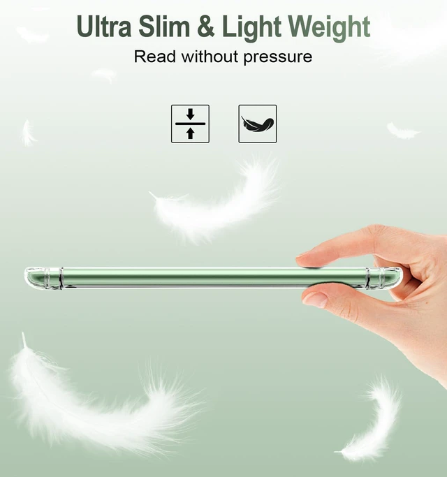 Alt view image 6 of 7 - Case for 6" Kindle (11th Generation-2024/2022),Clear | Ultra Thin Clear Flexible Transparent TPU Skin Bumper Back Cover Shell