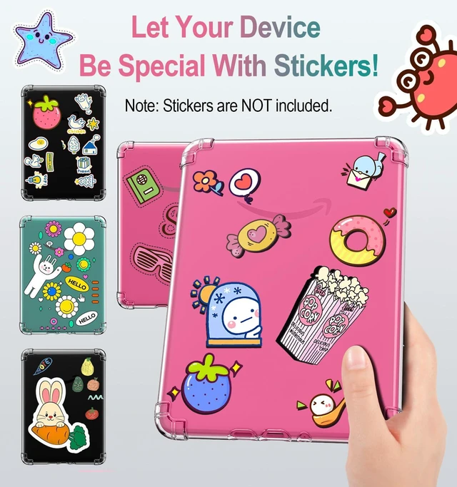 Alt view image 3 of 7 - Case for 7" Kindle Paperwhite 12th Gen 2024 & Kindle Colorsoft, Clear | for Signature Edition 2024, Ultra Thin Clear Flexible Transparent TPU Skin Bumper Back Cover Shell