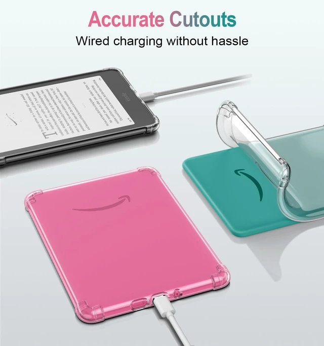 Alt view image 6 of 7 - Case for 7" Kindle Paperwhite 12th Gen 2024 & Kindle Colorsoft, Clear | for Signature Edition 2024, Ultra Thin Clear Flexible Transparent TPU Skin Bumper Back Cover Shell