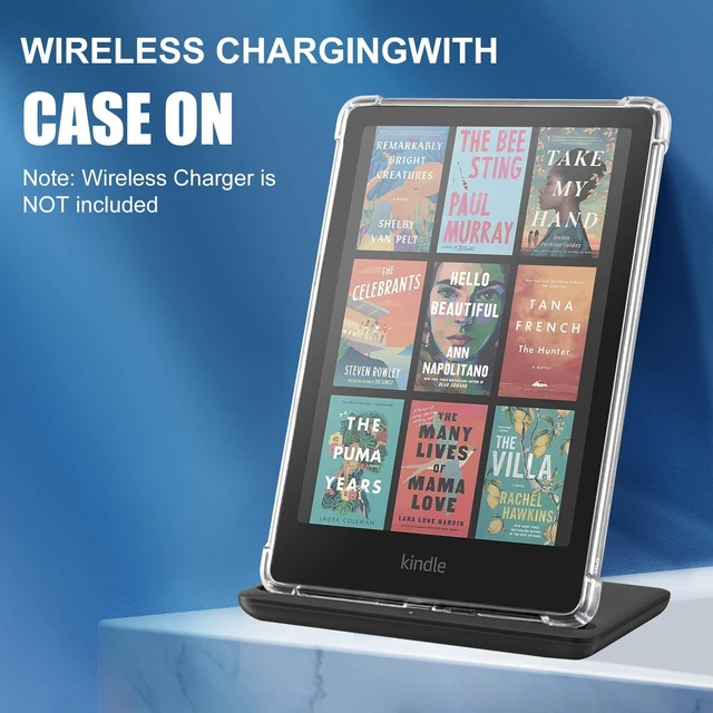 Alt view image 5 of 7 - Clear Case for 7" Kindle Paperwhite 12th Gen 2024 & Kindle Colorsoft | Lightweight, Scratch-Proof Silicone Back Cover