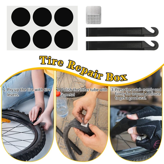 Alt view image 5 of 7 - Bike Repair Kit, Bike Bag With Tire Pump, Bike Multitool, Allen Wrenches | for Mountain Bike and Road Bike